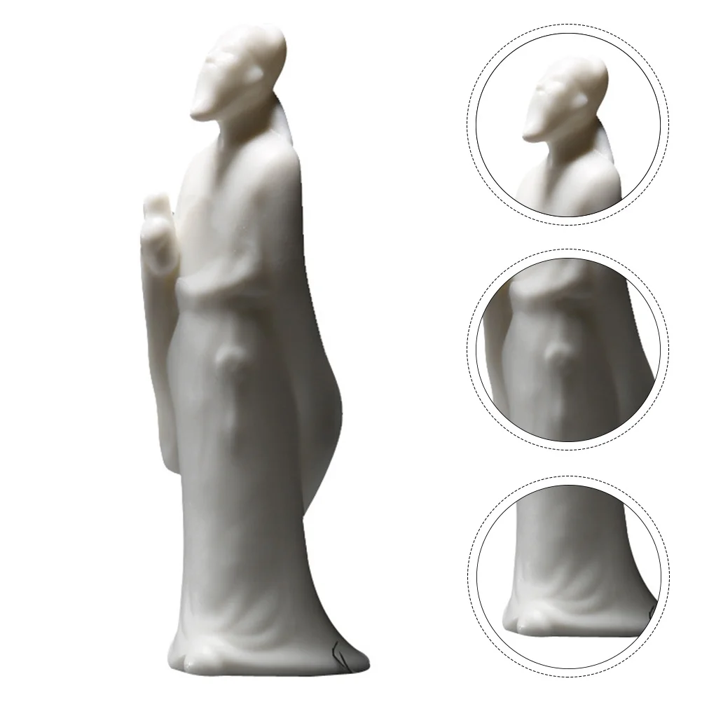 

Chinese Sculpture Ceramic Home Fish Tank Desktop Adornment Elegant Artistic Party Decor Figurines Fish Tank Ornament