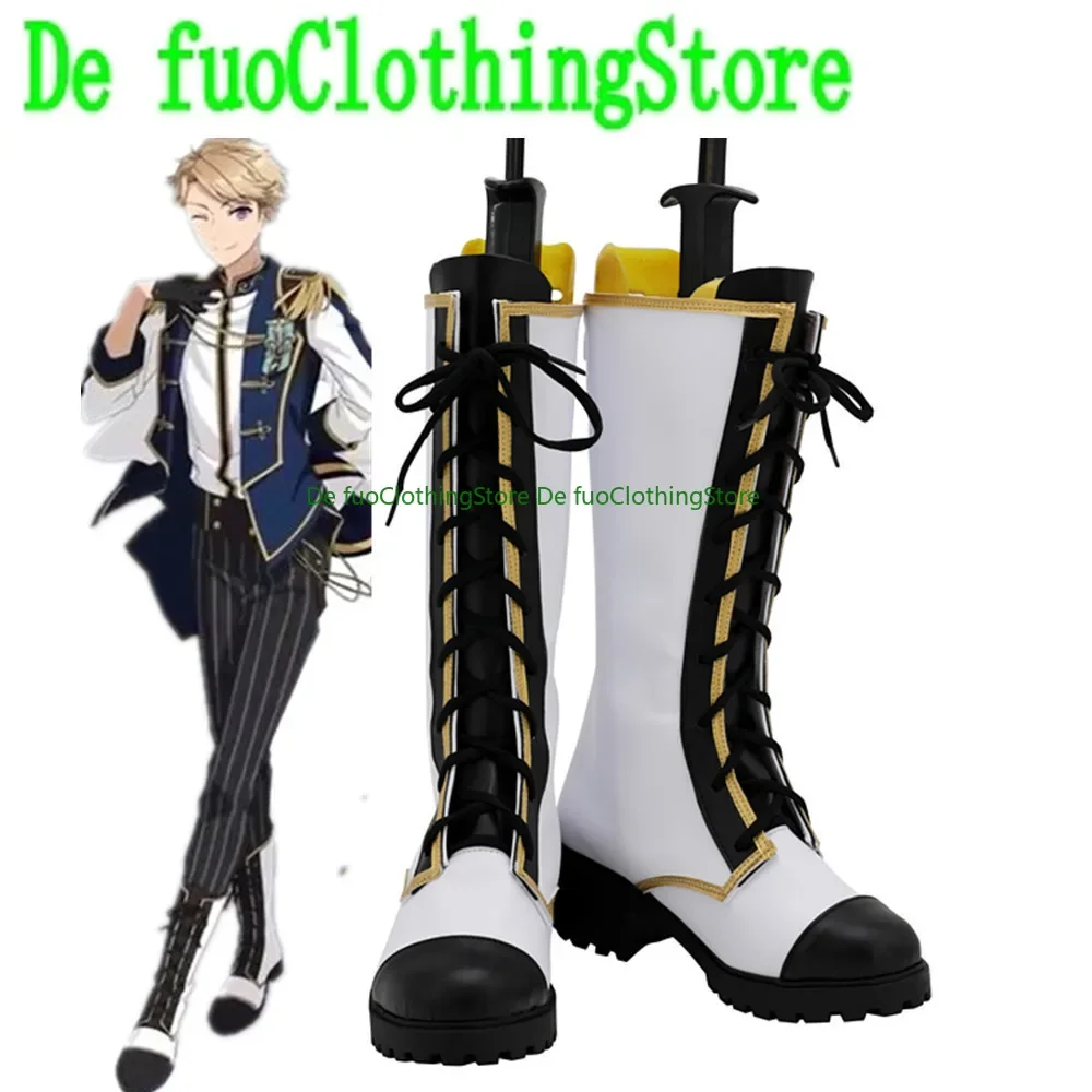 

DefuoClothing Shoes Store Ensemble Stars Narukami Arashi Cosplay Shoes Boots Game Anime Halloween