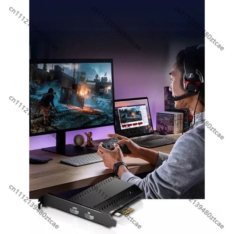 PCI‑E 4K HDMI Video Capture Card For Game Live B‑Ultrasound Color Doppler Video Conference PC DIY Accessory