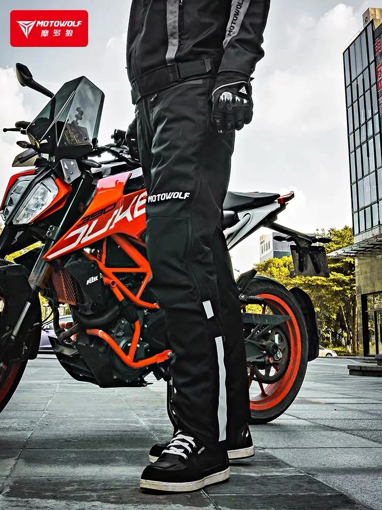 Winter Motorcycle Riding Quick Release Pants Warm Waterproof Windproof Fall Resistant Motorcycle Rider Equipment