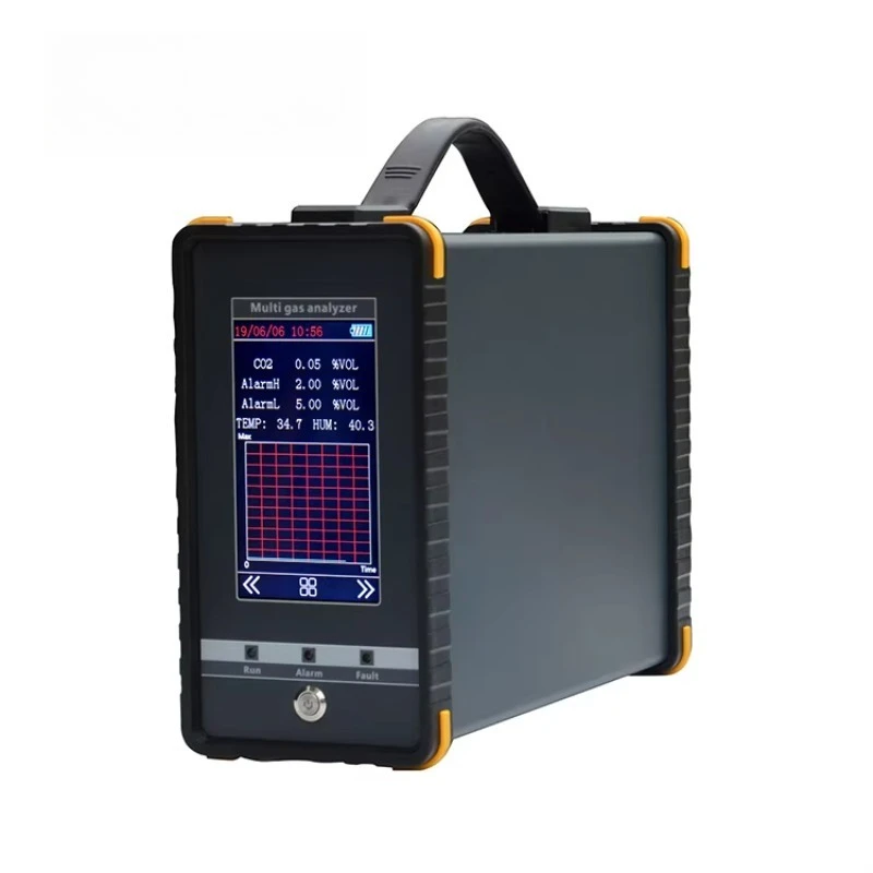ESW16 Portable 16-in-1 Multi-Gas Analyzer High Accuracy LCD Digital Display Sound+Light Alarm SO2 NO2 CO O3 H2S NH3