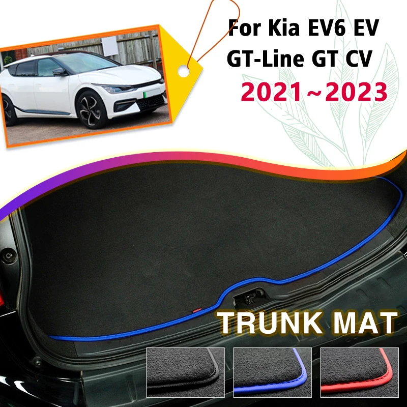 

Rear Trunk Mat For Kia EV6 EV GT-Line GT CV 2021 2022 2023 Boot Cargo Liner Tray Trunk Luggage Floor Carpet Pad Auto Accessories