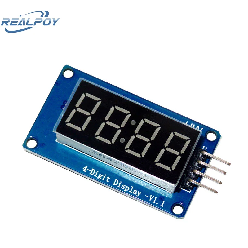 TM1637 LED Display Module For Arduino 7 Segment 4 Bits 0.36 Inch Clock RED Anode Digital Tube Four Serial Driver Board Pack