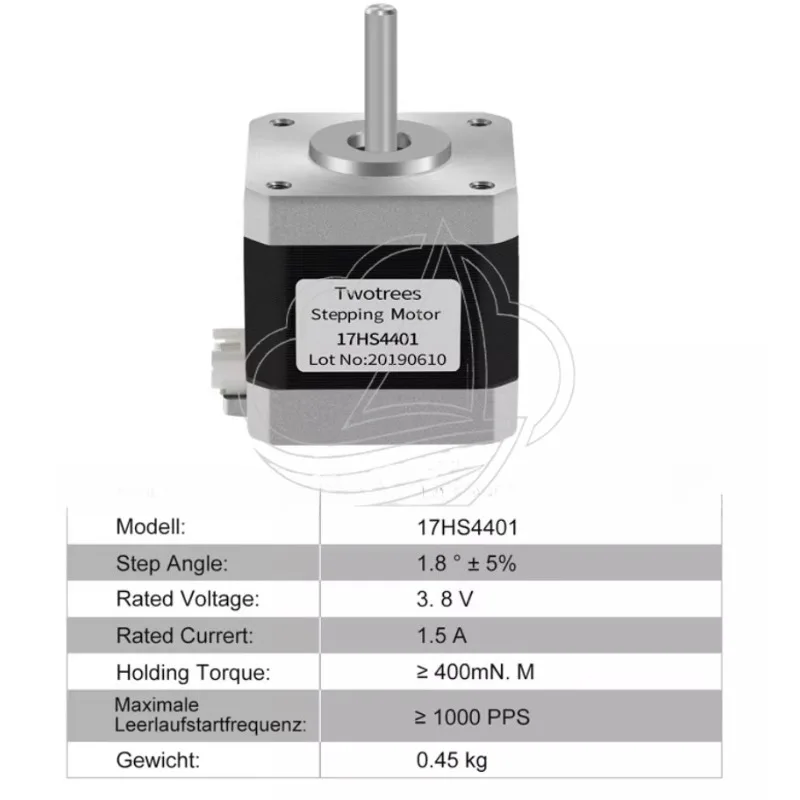 

42 Stepping Motor 3D Printer Film Cutting Machine Engraving Machine NAME17HS4401 Two-Phase Micro Motor