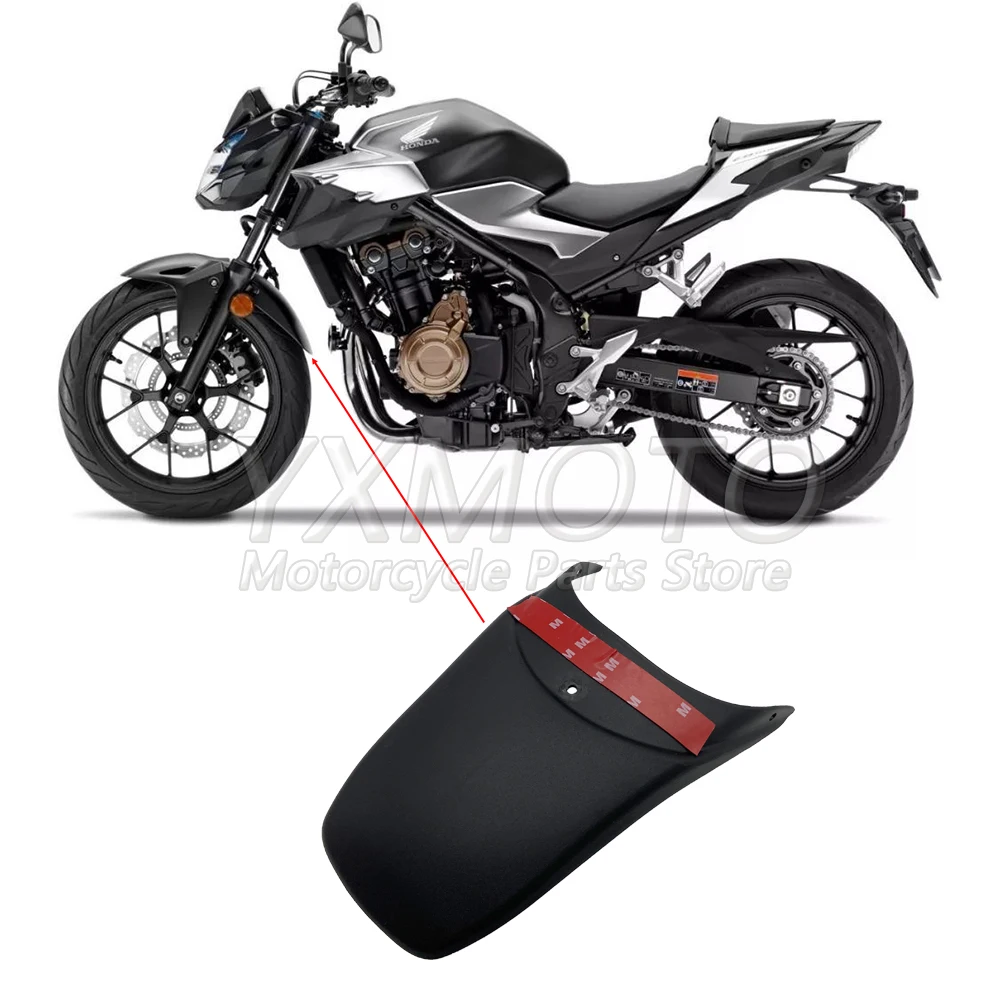 Motorcycle Lengthen Front Fender andFront Wheel Extension Fender Mudguard Splash Guard fit for CB400X  CB400F CB500X