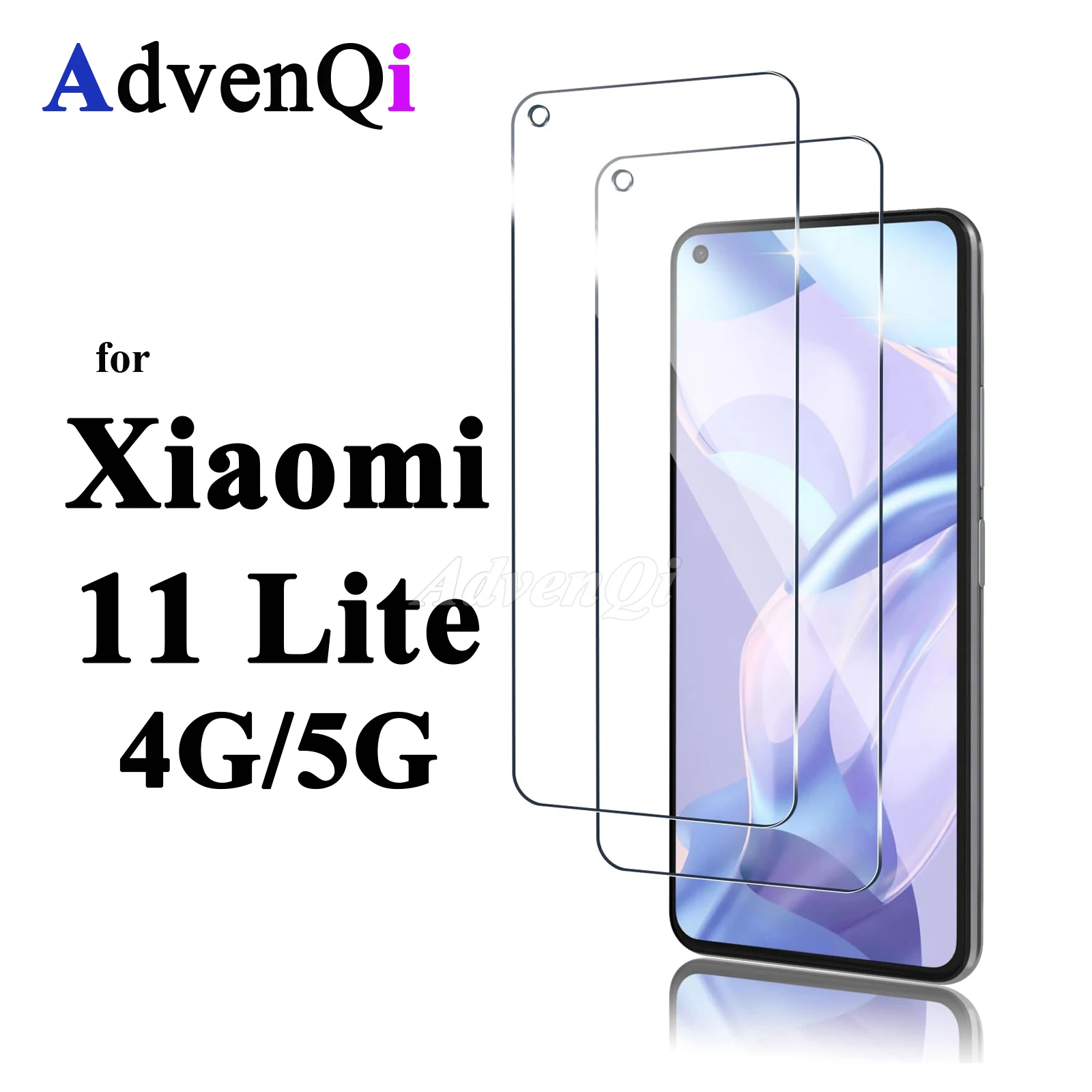 Xiaomi 11 Lite 4G 5G 강화 유리 HD 크리스탈 높은 알루미늄 9H 안티 스크래치 케이스 친화적 인 화면 보호기
