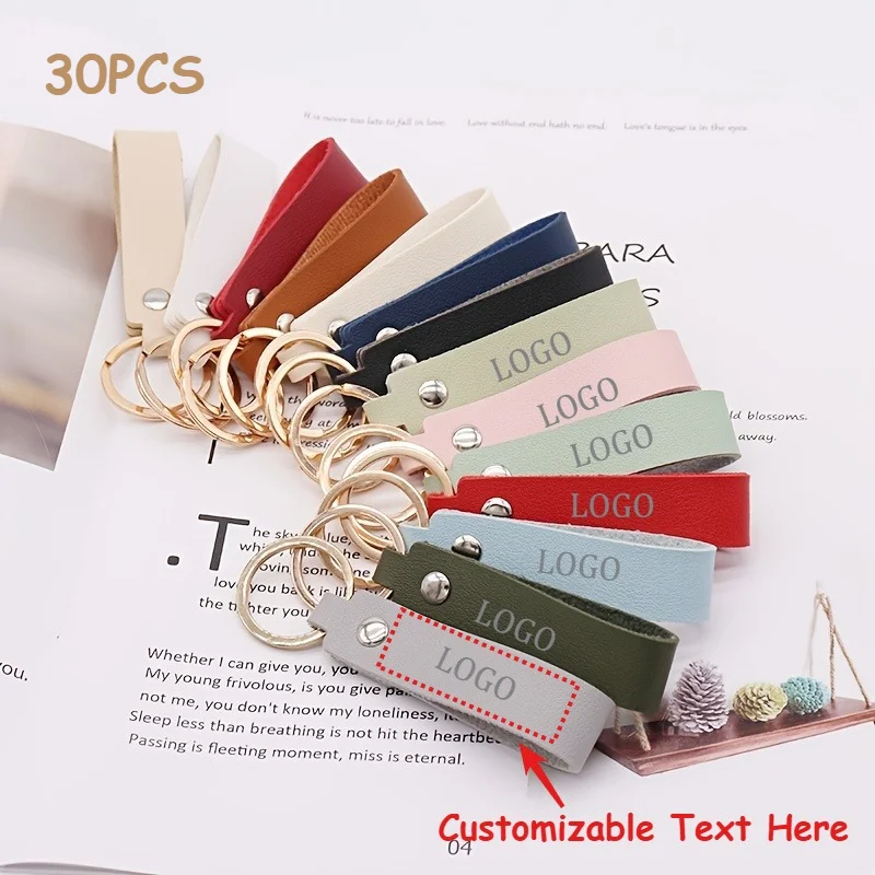 Lot de 30 porte-clés en cuir p - Wedding Supply List avis et prix