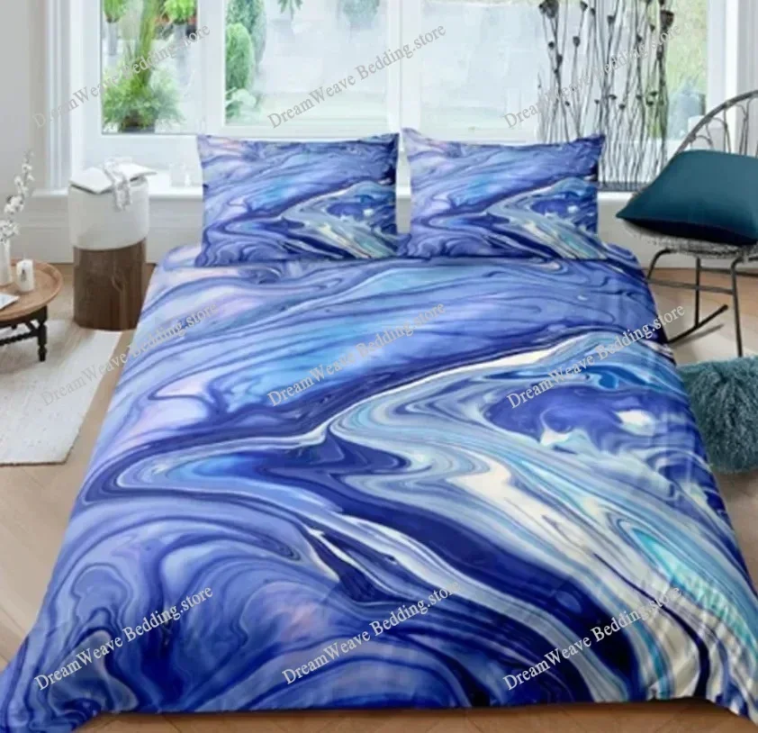 

Golden Marble Pink Bedding Set 3d Duvet Cover Sets Comforter Bed Linen Twin Queen King Single Size Room Decor Kids Adult Modern9