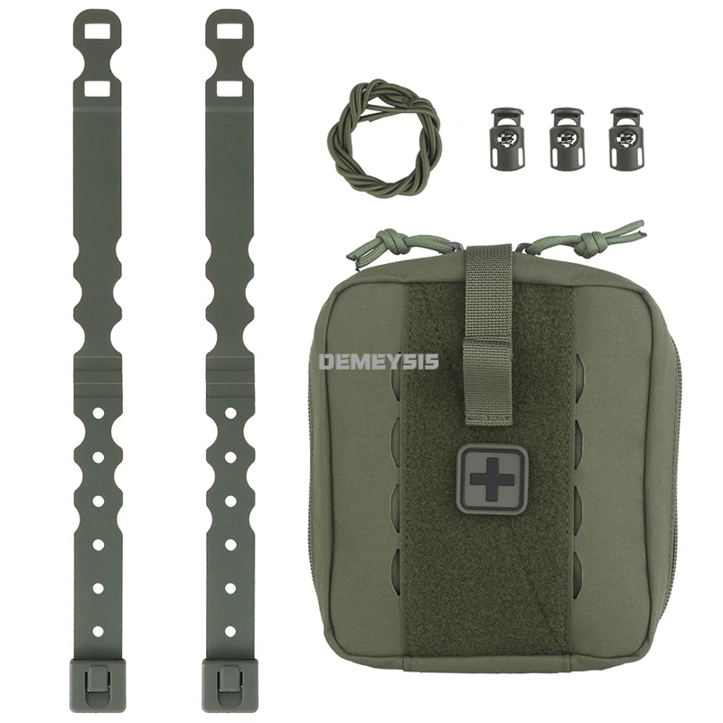 Dulfirst Aid-Trousse de premiers soins, sac médical, extérieur, urgence, chasse, camping, outil de survie de sécurité Molle, sacs EDC, poudres médicales