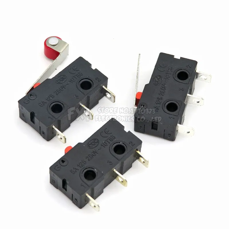 10PCS Limit Switch 3Pin KW11-3Z High quality and long life ibuw All New 5A 250VAC Micro Switch Tact Switch on off