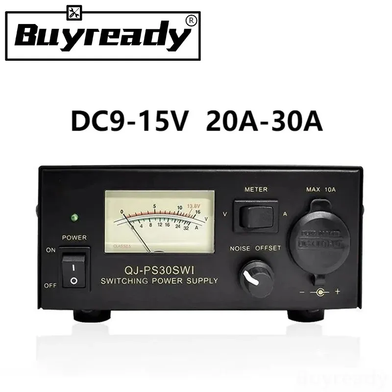 110V 220V DC13.8V 0-30A Power Supply QJ-PS30SWI Switching Power Supply Filter Noise Regulated Adjustable Power Supply For Radios