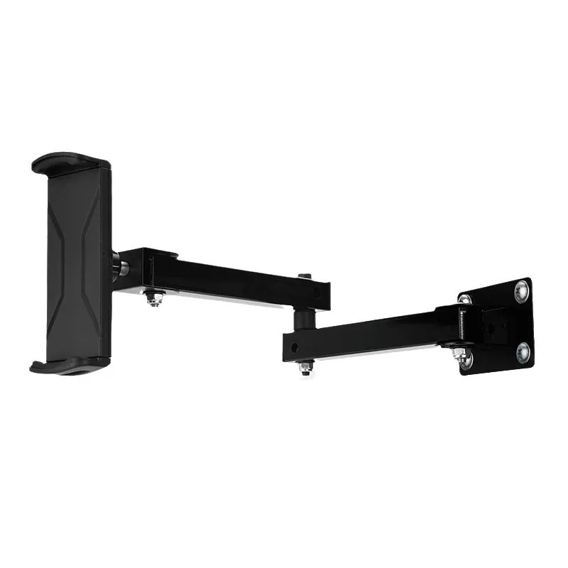 Adjustable Stretchable Long Arm Metal Wall Mount Holder For 4-13 Inch iPad iPhone Cell Phone Tablet Universal Wall Support Stand