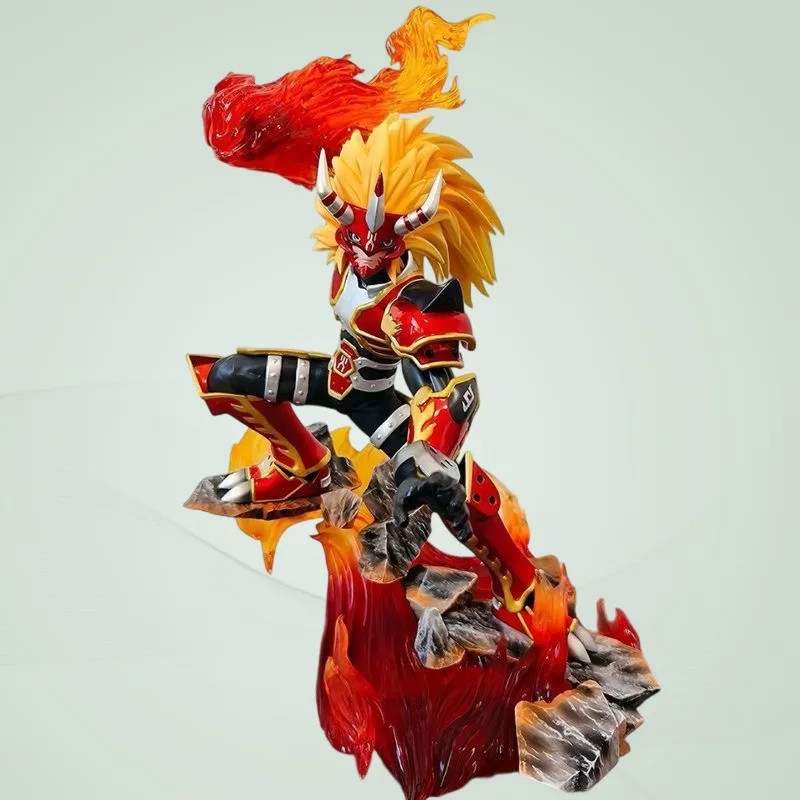 Digimon GK Legendary Ten Warriors Agunimon 26 cm Flame Fighter Anime Figura em estoque