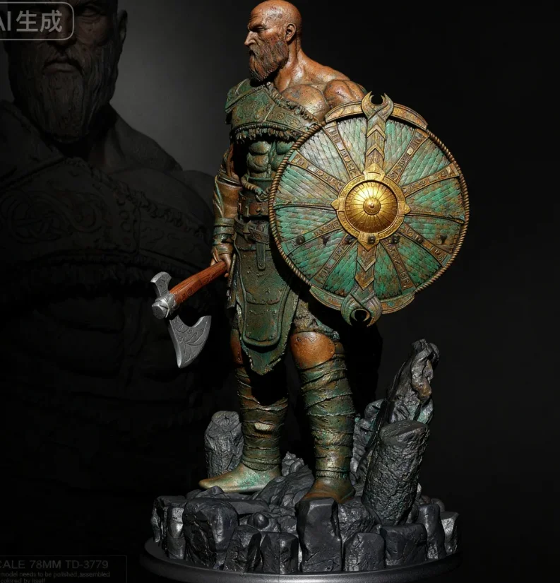 

78mm Resin soldier kits colorless and self-assembled TD-3779