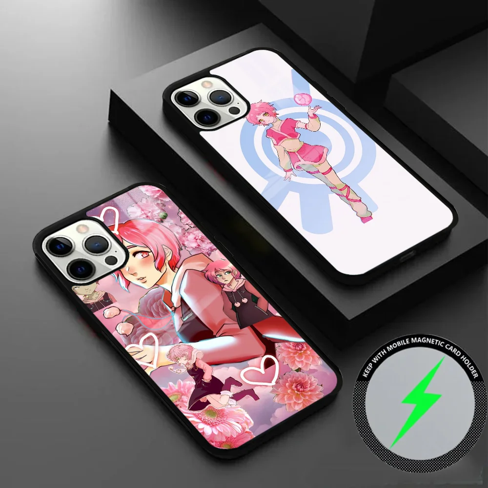 Popular Animation C-Code Lyoko Phone Case For IPhone 16 15 14 13 12 11 Pro Max Plus Mini Magsafe Mirror Wireless Magnetic Cove