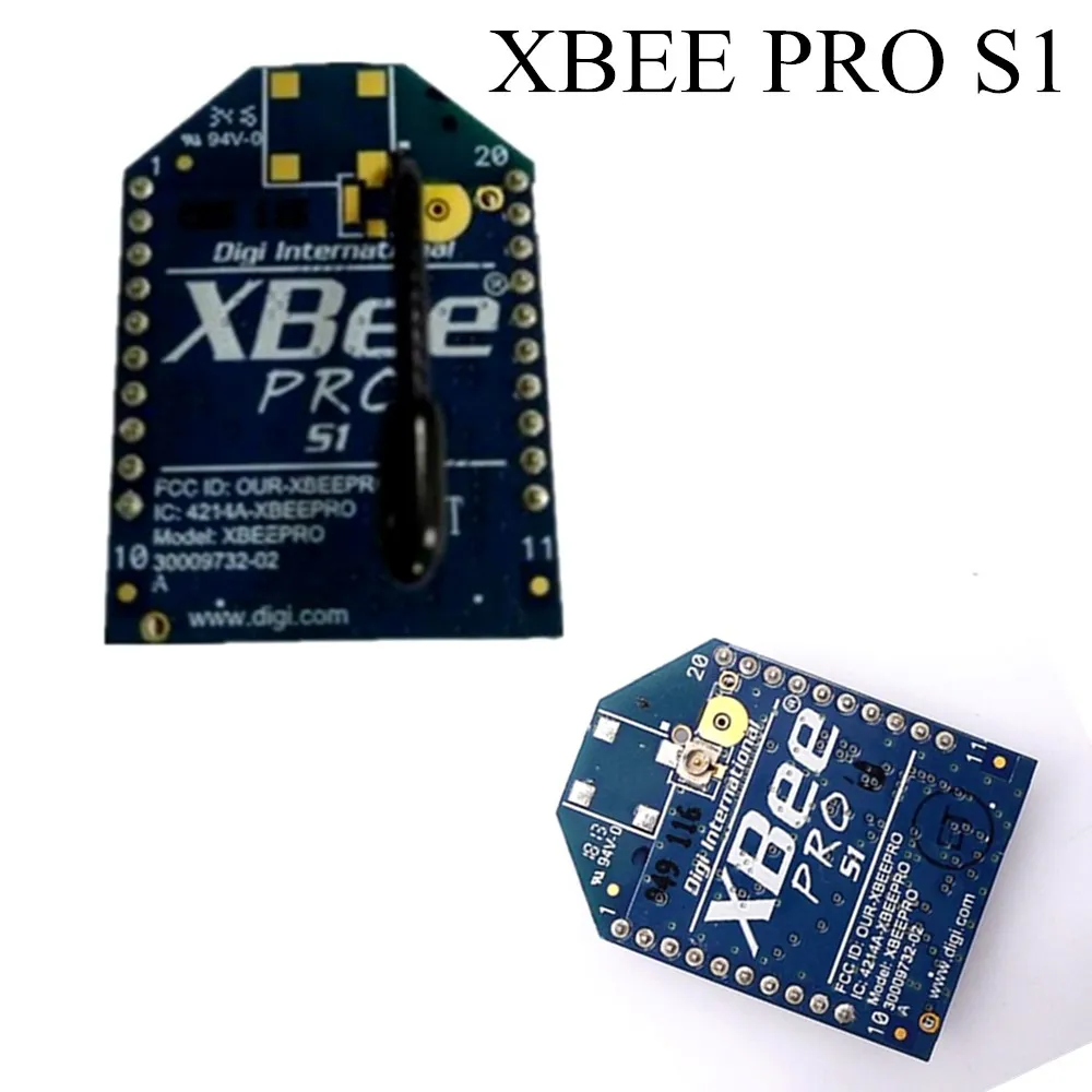 

XBEE PRO S1 60mW Zigbee wireless data transmission module XBP24-AWI-001 XBP24-AUI-001 digi data transmission