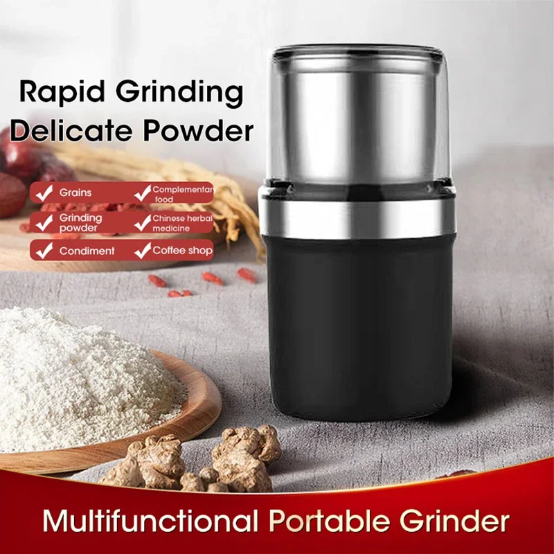 Coffee Grinder Machine Professional Coffee Beans Mill Grinder Portable Electric Spice Food Crusher Pepper Mill Grain Mill