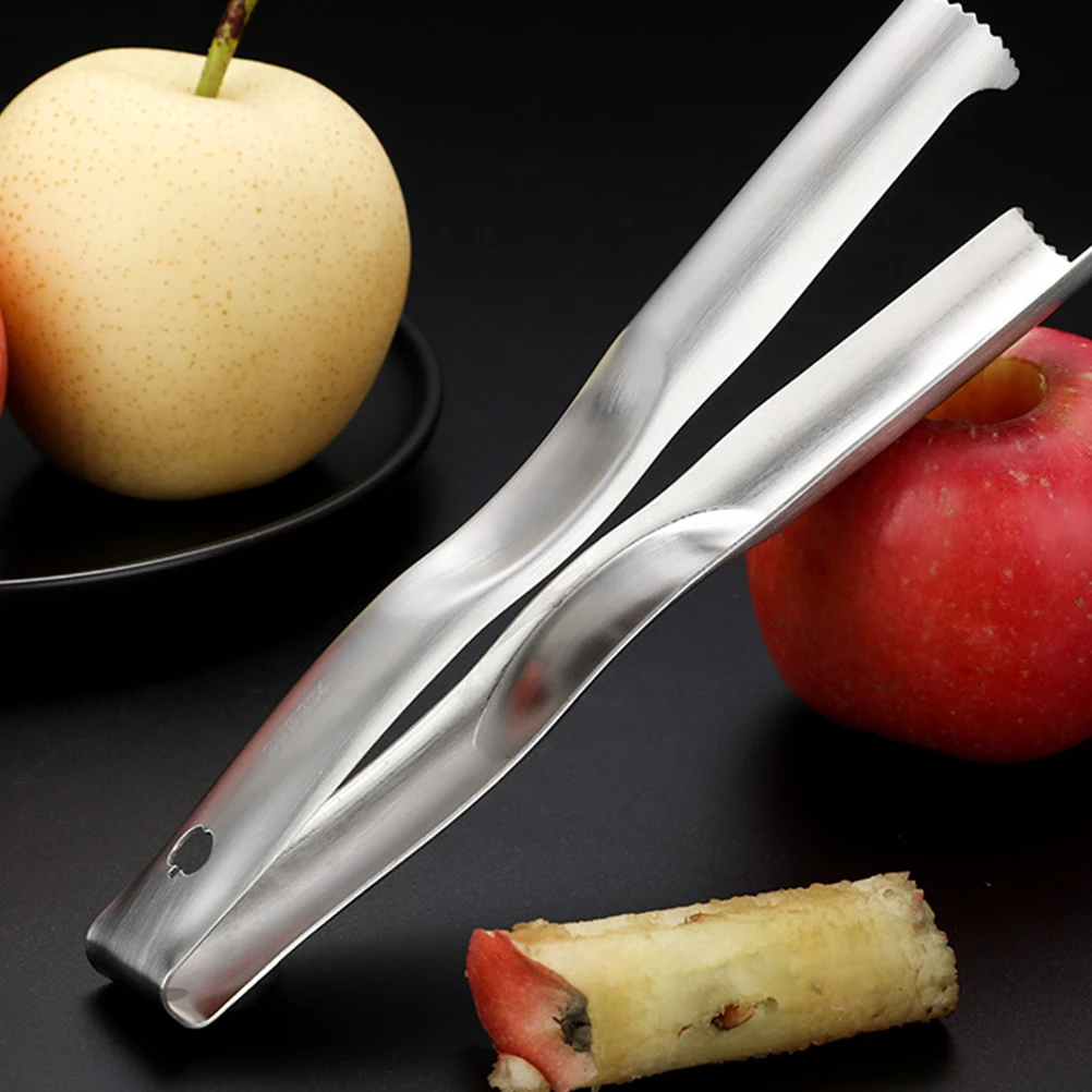 

Stainless Steel Core Collector Fruit Kitchen Gadgets Handheld Corer Tool Remover Pitter