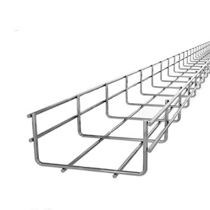Export Quality Metal Cable Groove Hot Dip Galvanized Cable Tray Aluminum Electrical Outdoor Basket Mesh Cable Tray