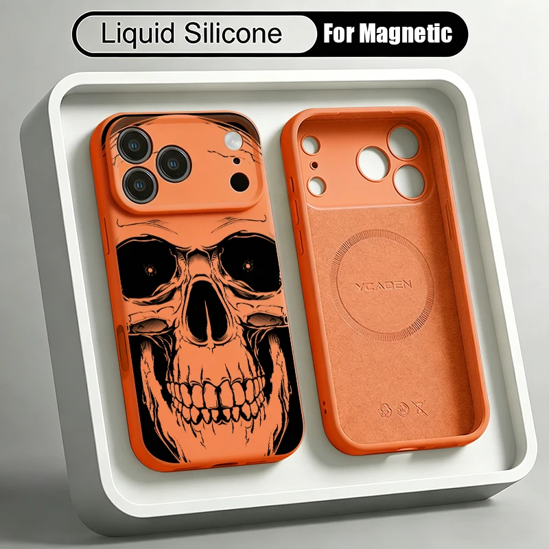 Liquid Silicone Magnetic Phone Case - Magnetic Liquid Silicone Phone Case For