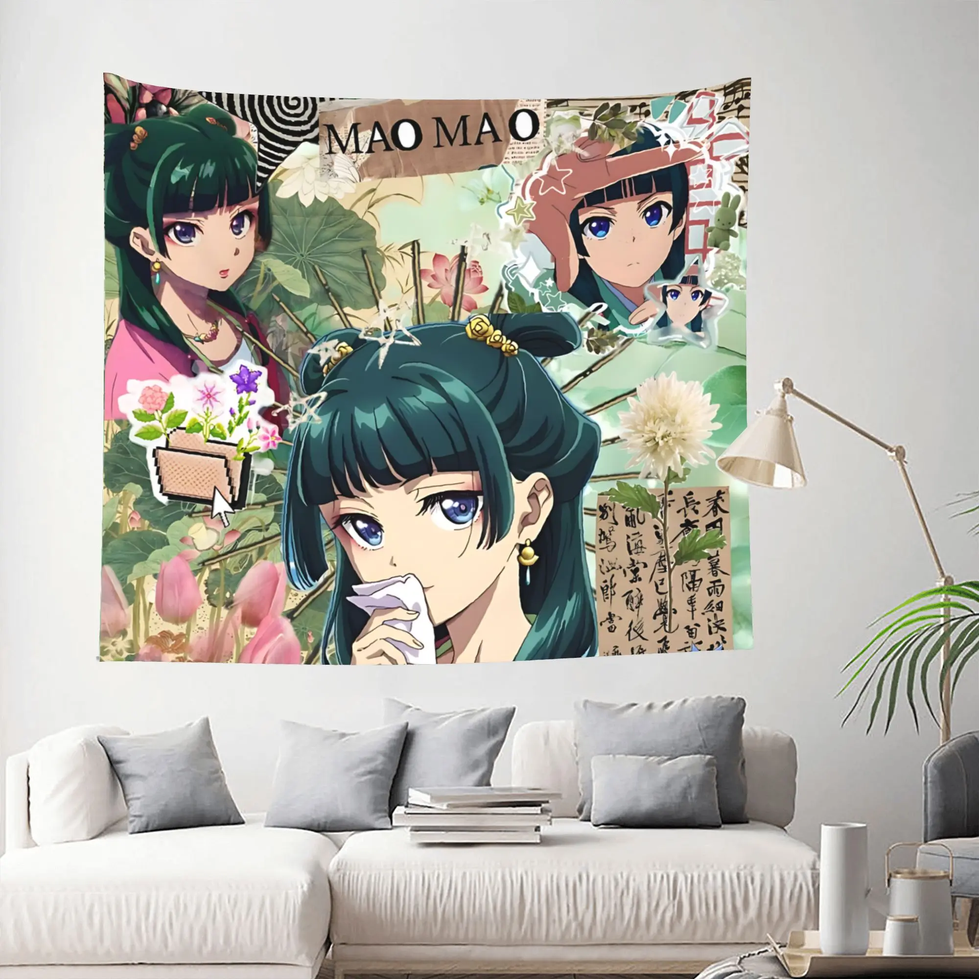 The Apothecary MAOMAO Customized Cutecore Tapestry  Wall Hanging Blanket Tapestry Home Decor Items Wall Decorations