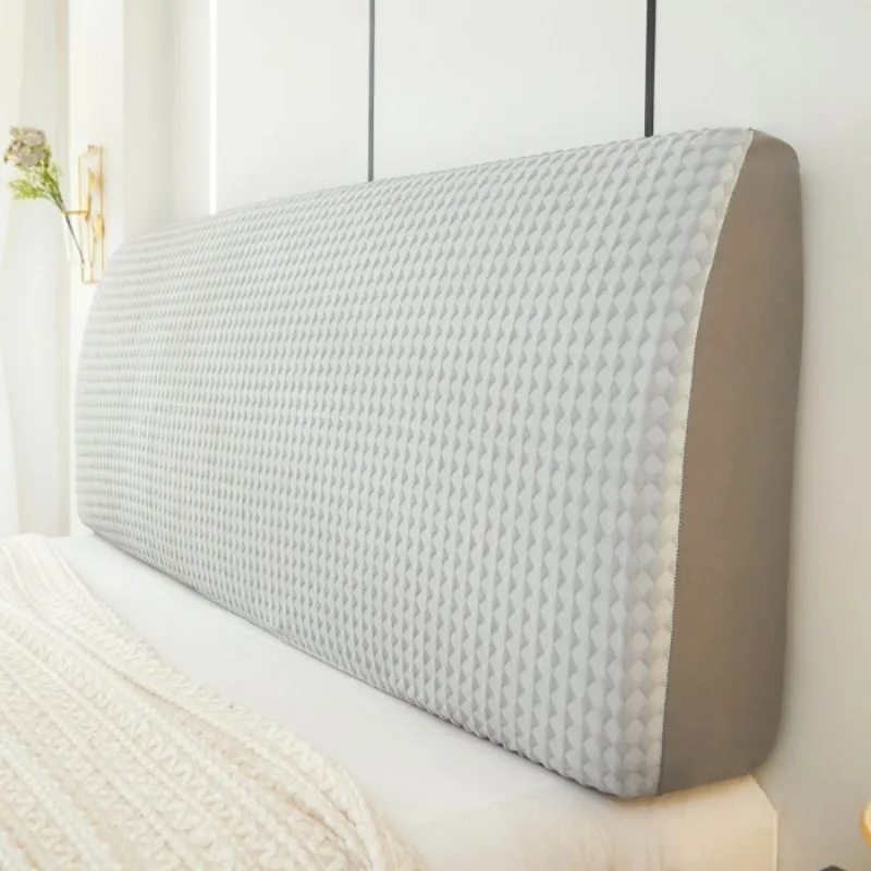 

2025 new Doudou bedside cover, soft bag cover, full leather wooden bed backrest dust protection cover universal
