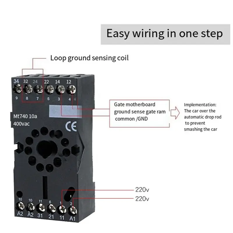 Limited Stock-FF 3X PD132 Single Channel Inductive Vehicle Loop Detector For Car Parking Lot Vehicle Loop Detector ENGLISH VERSI