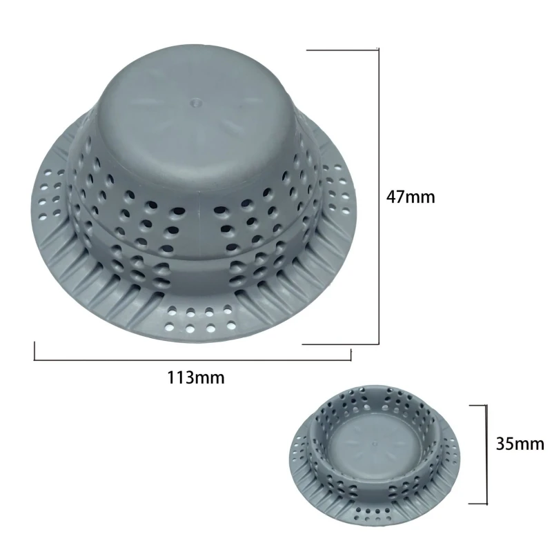 1PCS New Bathtub Drain Hair Catcher Collapsible Drain Protector for Pop-Up Regular Drains Shower Bathtub Tub Bathroom Sink