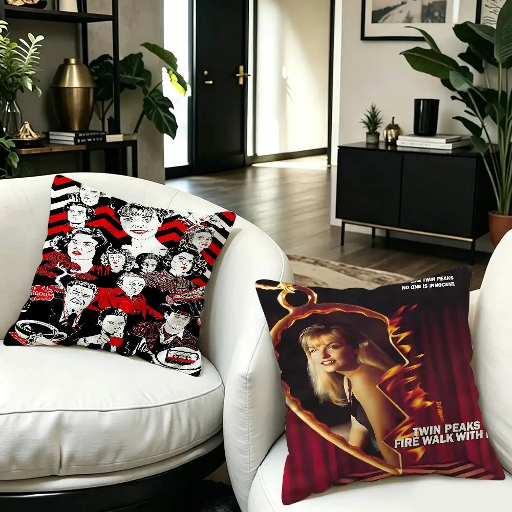 Movie T-twin PeakS F-Fire Walk With Me  Cushion Cover Polyester Sofa Cushions Throw Pillows Home Decoration Pillowcover