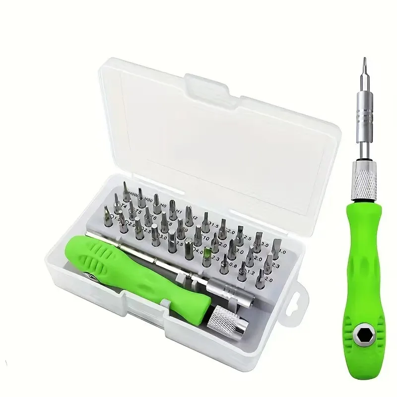 

32-in-1 Screwdriver Set for Home Use, Precision Phone & PC Disassembly & Repair Tools with Magnetic Cross & Phillips Bit Heads