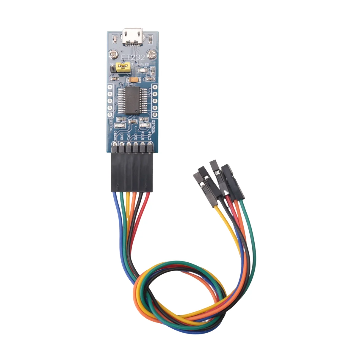Placa USB UART T36C FT232, Mini interfaz USB a módulo de puerto serie UART FT232RNL para Win7/8/8.1/10/11 Android