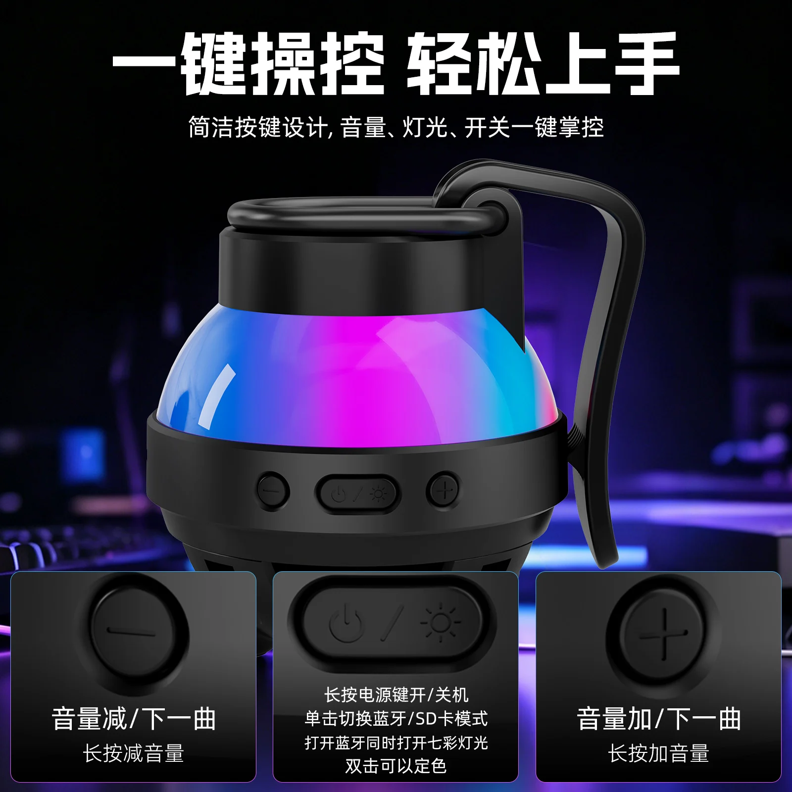 New Wireless Bluetooth RGB Amb - Outdoor Lighting Wireless recension och pris