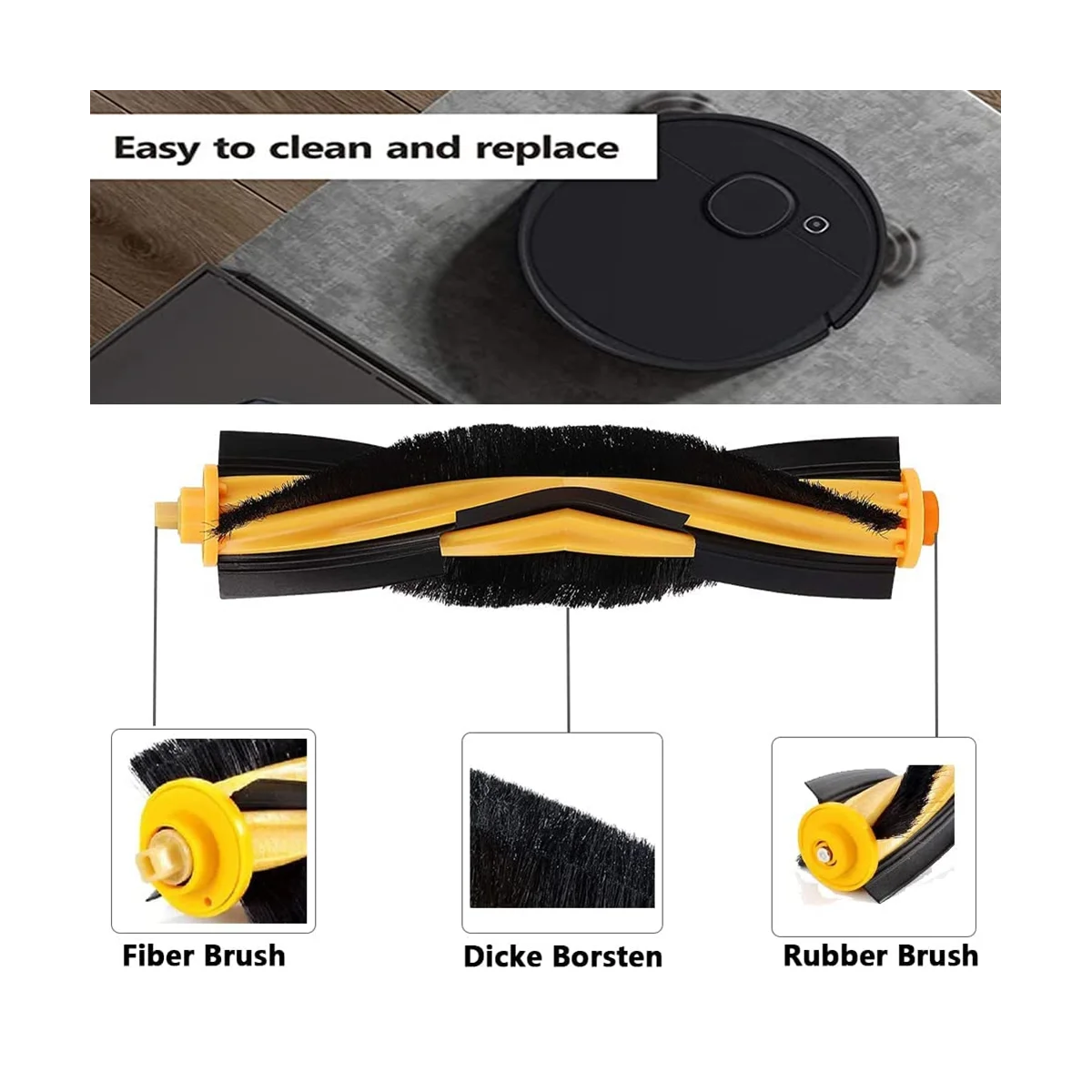 ملحقات بديلة لـ Deebot N8 و T8 1 ، فرشاة رئيسية ، 4 فلاتر ، 6 فرش جانبية ، 950 ، 920