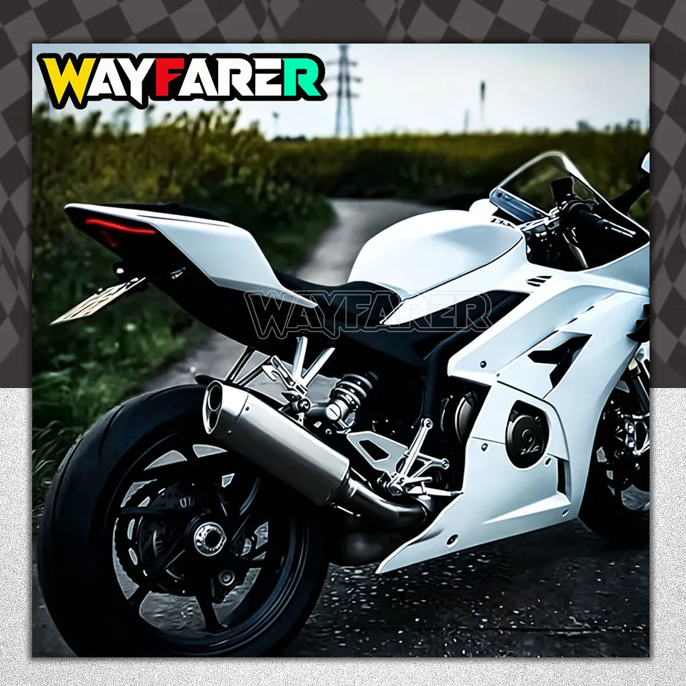 2026 License Plate Holder For 350RR ZX500F ZX500 500F RR 2025 Parts Motorcycle Accessories Fender Eliminator Tail Tidy Bracket
