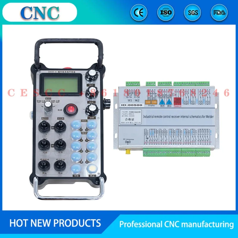 Mine Laser Cutting And Welding Operating Machine Roller Frame Winch Handle Mechanical Industry Wireless Remote Control