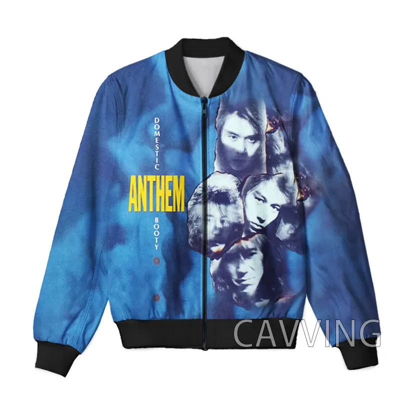 

New Fashion Women/Men's 3D Print Anthem Rock Zipper Bomber Jackets Men Overcoat Mens Coat Zip Up Jackets