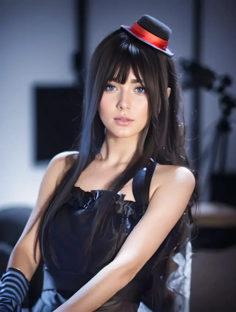 อะนิเมะ K-ON! Akiyama Mio คอสเพลย์วิกผมสีชมพูหางม้าคู่ผมสั้นเกมคอสเพลย์วิกผมอะนิเมะคอสเพลย์วิกผมปาร์ตี้ฮาโลวีนวิกผม