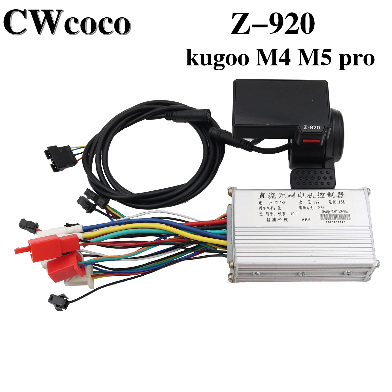 Z-920 LCD Display Dashboard 6 Pin+48V Brushless Controller For Kugoo M4 Electric Scooter Replacement Accessories