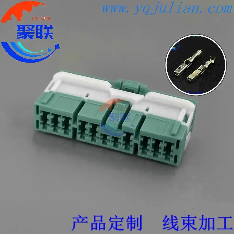 1Set 20Pin 6098-1380 Car Wiring Terminal Connector 60981380 Auto Accessories Automobile Unsealed Cable Socket