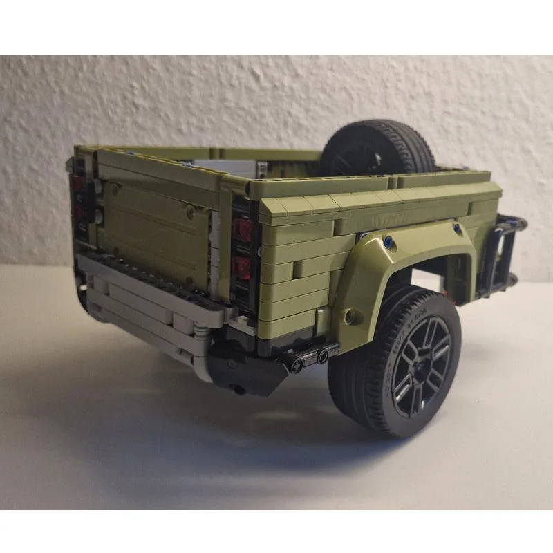 MOC-220908 Building Blocks 42110 Tractor Trailer Rear Truck Model Ornament 1001PCS Children Birthday Christmas New Year Toy Gift view 3