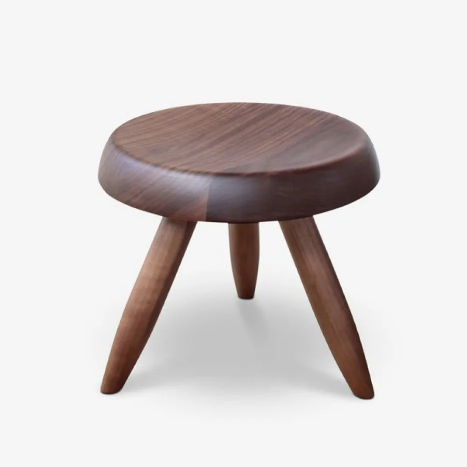 Creative Solid Wood Small Stool Household Living Room Coffee Table Stool Ash Wood Low Stool Children's Log Small Bench