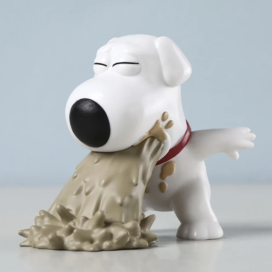 Family Guy Brian Dog PVC الشكل جمع لعبة مجسمة دمية Brinquedos