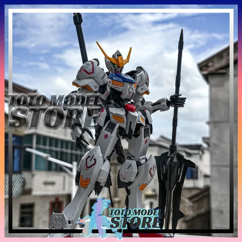 

Bandai&Supa MG 1/100 Asw-G-08 Barbatos 4th Form Mecha Model Kit Assembly Action Figures With Water Decals Mobile Suit