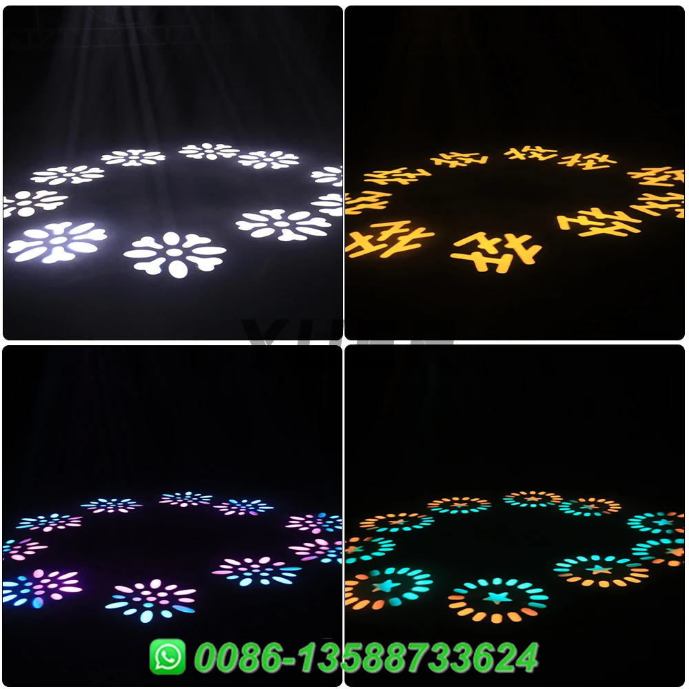 YUER 150W 8500K LED Spot Moving Head Light With Beam Pattern Prism Effect DMX For DJ Disco Party Club Show Stage Effects Lamp