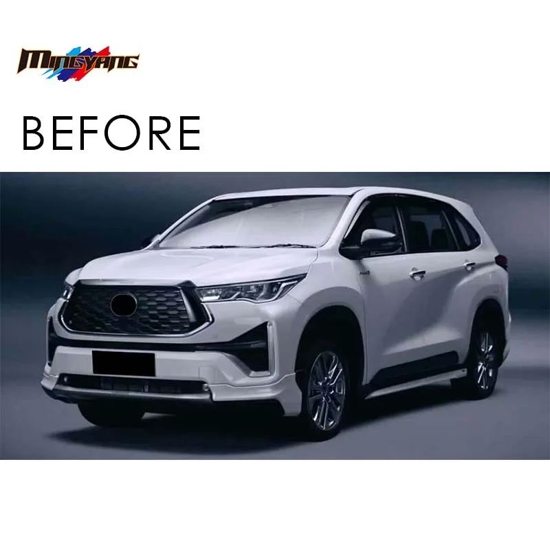 【2026】New 2023-2024 Mingyang Car Accessories Front Bumper Grille For Innova Zenixb Upgrade To Gr Sport Body Kit