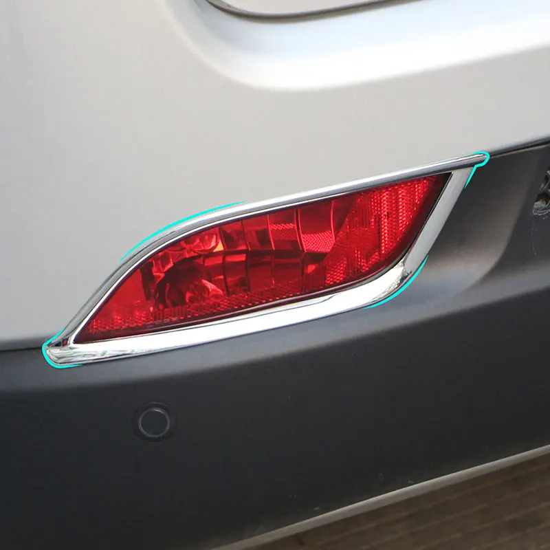 

For Jeep Compass 2017 2018 2019 2020 Rear Fog Light Frame Cover Fog Lamp Decoration Sticker Trim Styling Accessories