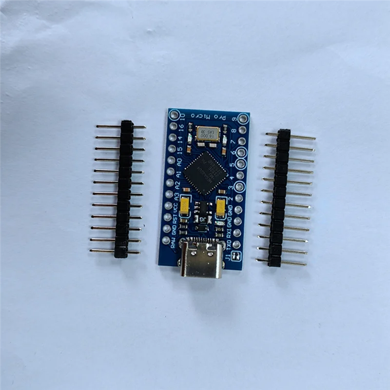

Синяя макетная плата Металлическая макетная плата TYPE-C Интерфейс Atmega32u4 Self USB Updater 5 В/16 м Микроконтроллер-ABIU