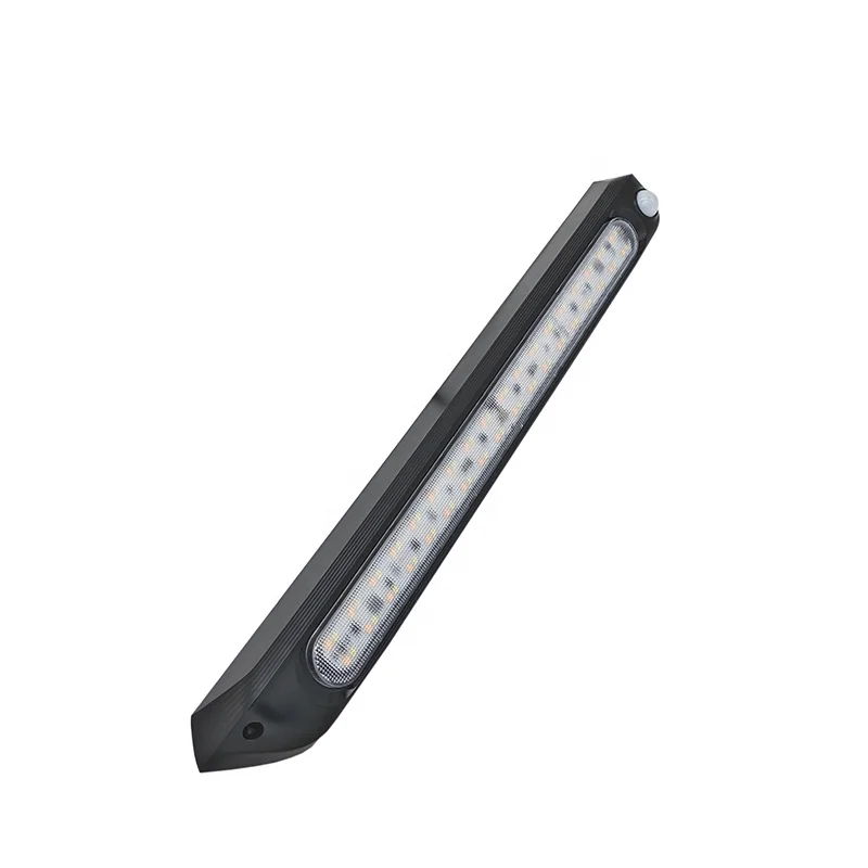 24W PIR IP67 Waterproof Marine Yacht RV Accessories 12V-28V LED Strip Lights Bar 6500K Auto Exterior Lighting RV Awning Light