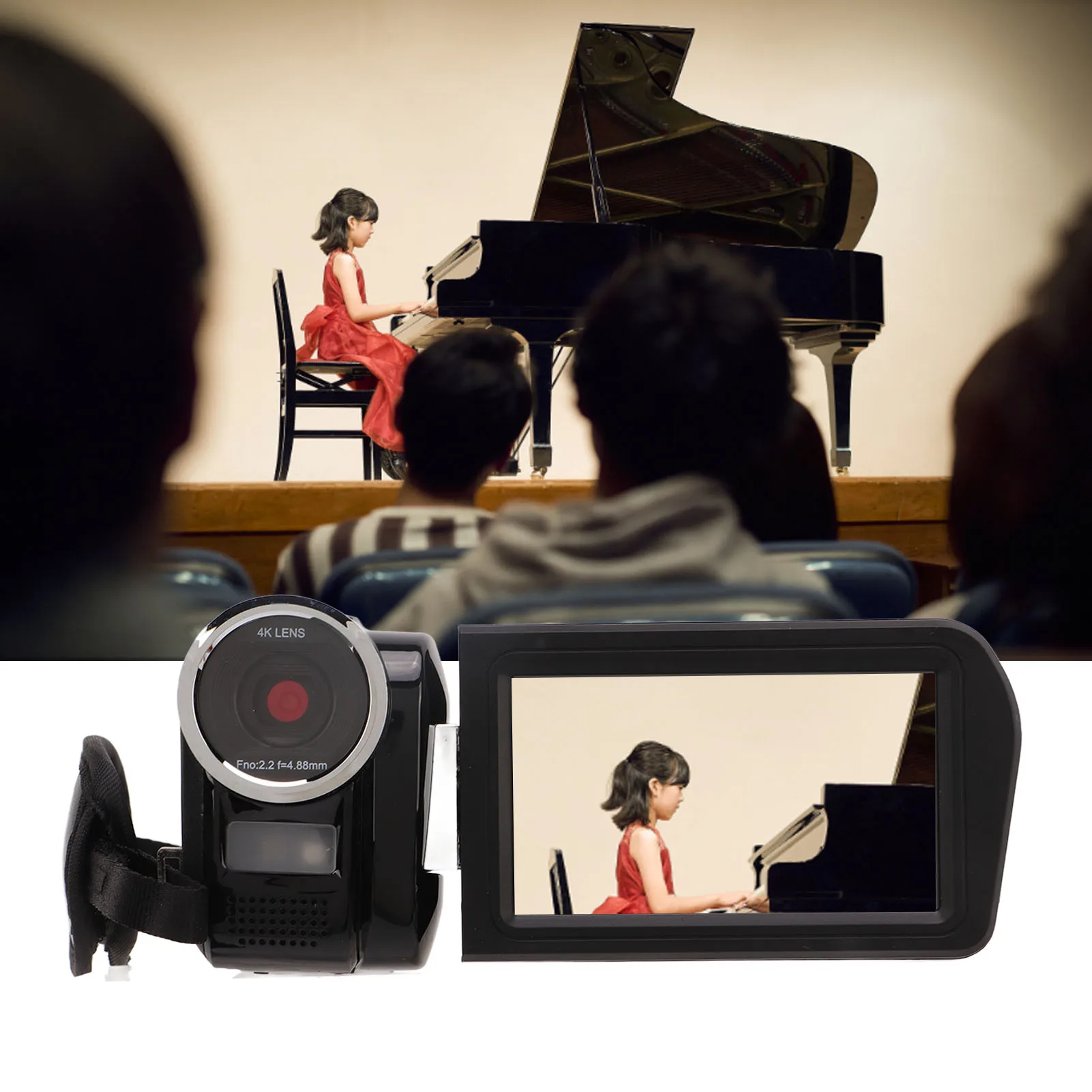 Câmera de vídeo digital com tela de 3 polegadas, 13mp, 4k, hd, dv, visão noturna, gravação, 4k, câmera de vídeo, vídeos, câmeras de tiro