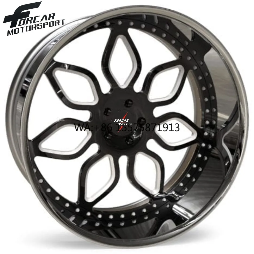 

Aftermarket Deep Concave High Quality Black One Piece 21 Inch 21x9.5 5x112 Customized Forged Rims Pickup Truck